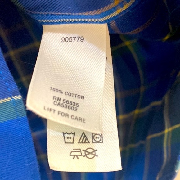 Men’s Cabela’s Outfitter Series Buttonup Plaid 100% Cotton Long Sleeve Shirt - Picture 7 of 7